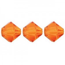 Preciosa MC Bicone 4mm beads Sun 90310